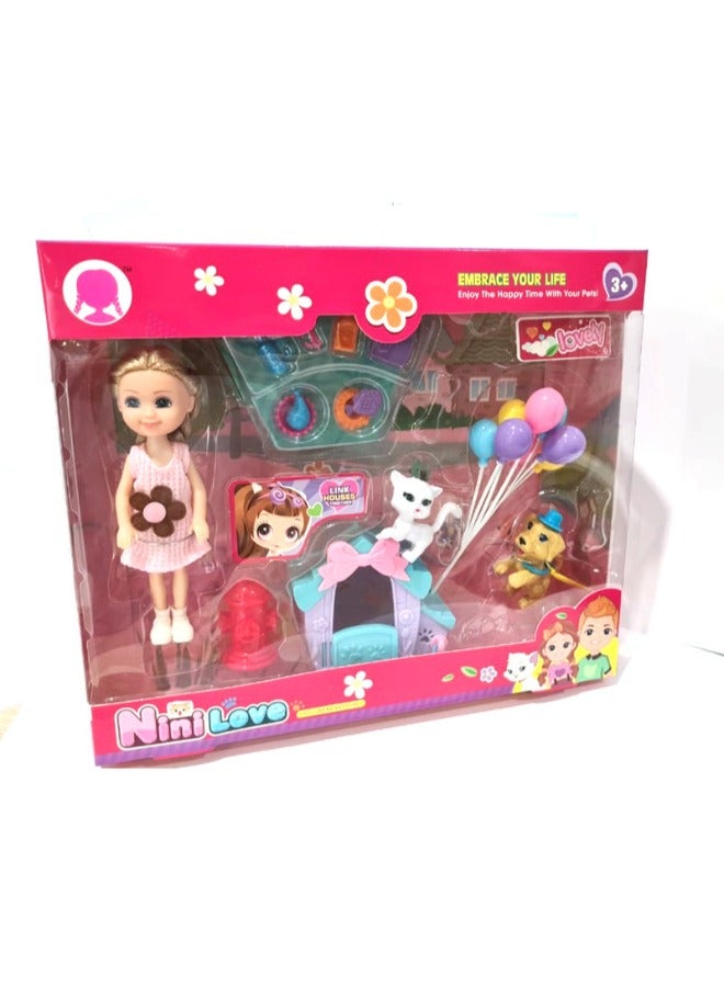 بسمة دمية نيني مع اكسسوارات - Image 3