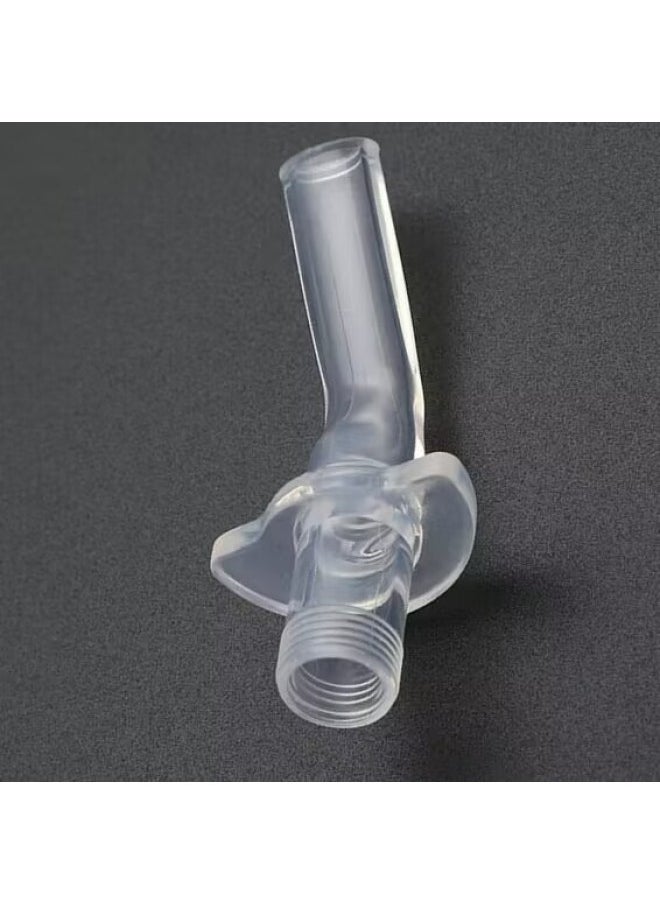 Generic Children's Vacuum Cup Suction Nozzle Silicone Suction Nozzle Accessories Universal Vacuum Cup Accessories Factory Direct Cup Transparent Suction Nozzle-Color:16# Large Semicircle Suction Nozzle  - Image 2