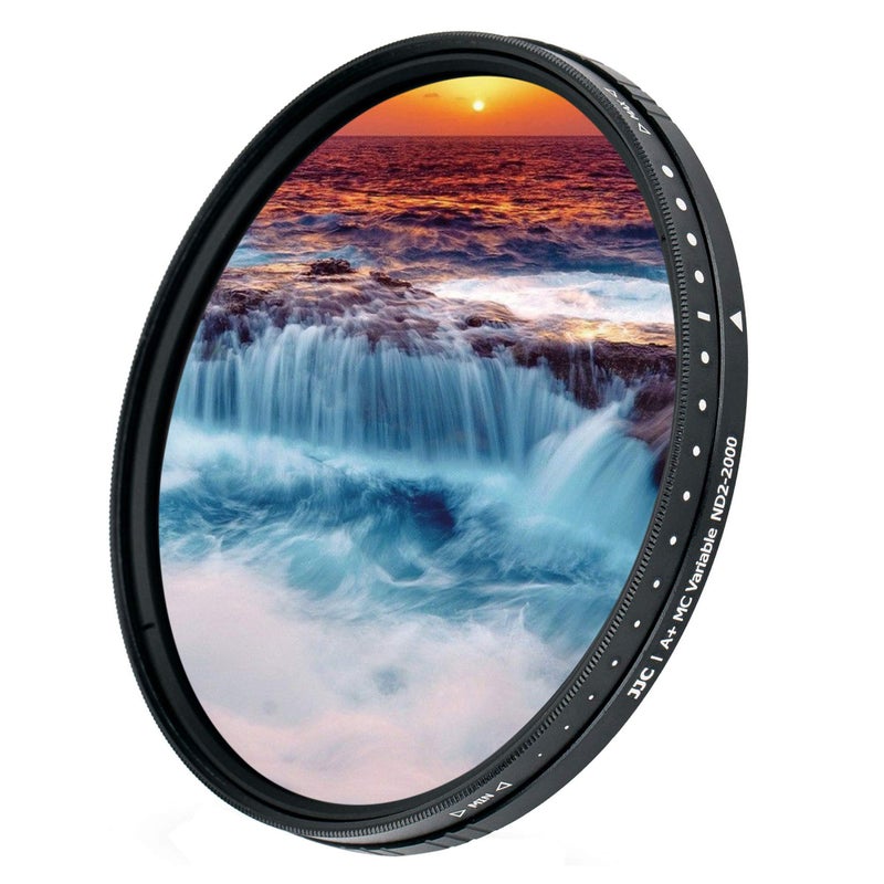 JJC 40.5mm ND Filter ND2-2000 VND Variable Neutral Density Adjustable Fader for Sony ZV-E10 II ZVE10 A7CII A7C ZV-E1 ZVE1 ZV-1F A6400 A6300 A6100 A6000 with E 16-50mm Kit Lens or FE 28-60mm Kit Lens - Image 1