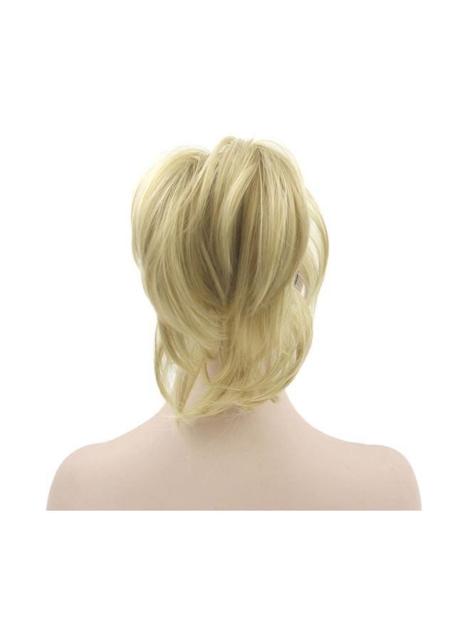 نيبمينينت وصلة شعر طبيعي بتسريحة ذيل الحصان بيج/أشقر