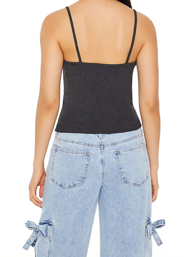 FOREVER 21 Sweater-Knit V-Neck Cami - Image 3