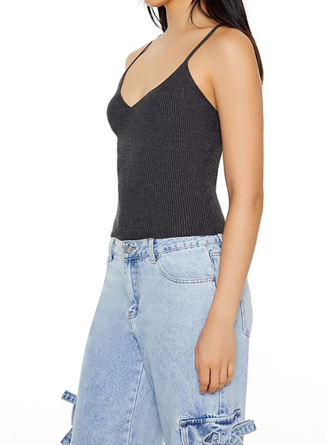 FOREVER 21 Sweater-Knit V-Neck Cami - Image 2
