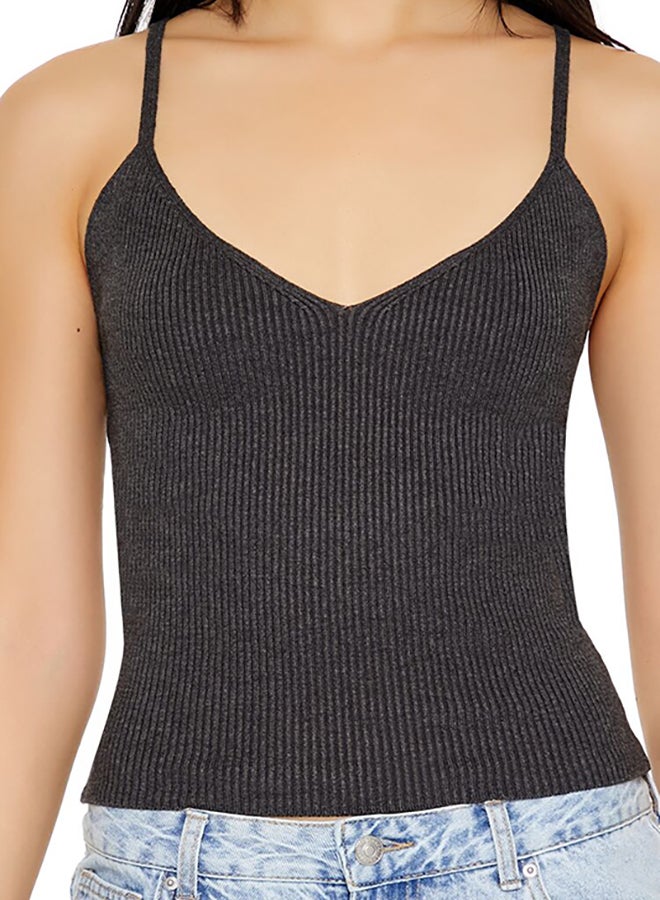 FOREVER 21 Sweater-Knit V-Neck Cami - Image 5