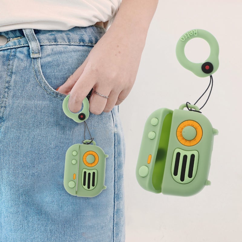 1Pc Vintage Shape Earbuds Case Compatible for Airpods Pro - Image 5