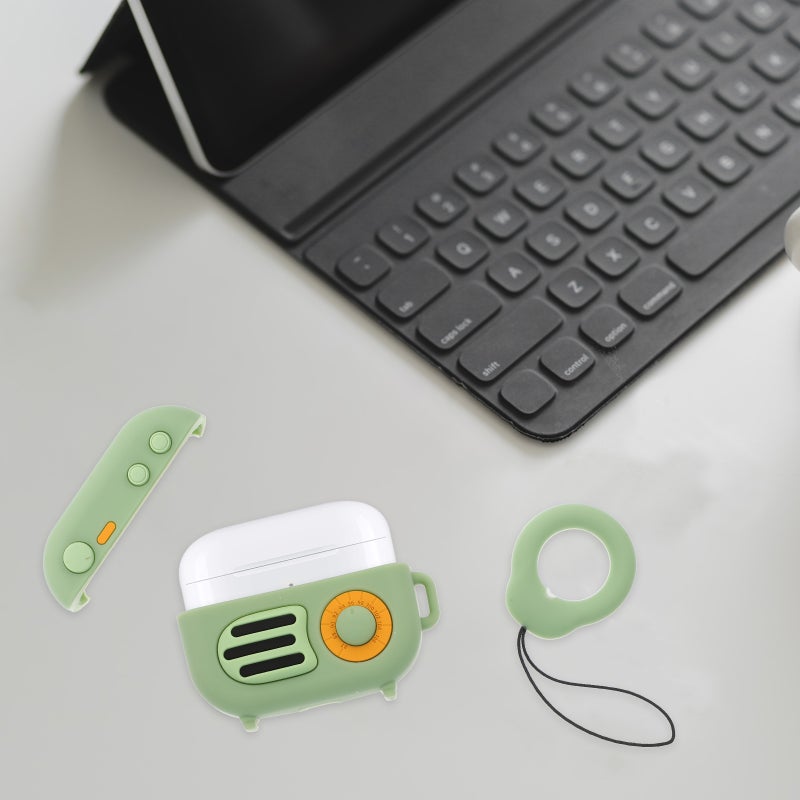 1Pc Vintage Shape Earbuds Case Compatible for Airpods Pro - Image 4