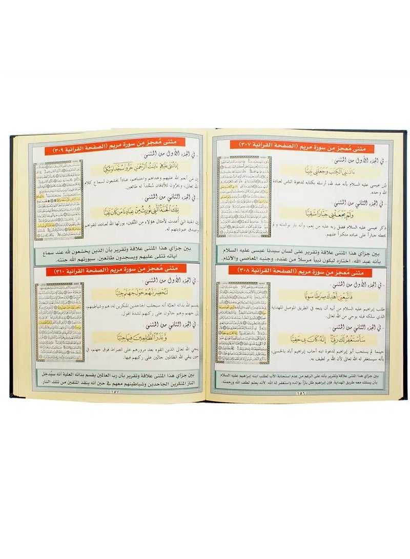 مثاني اعجازية في الصفحات القرآنية – باللغة العربية، قياس 17×24سم - Image 2