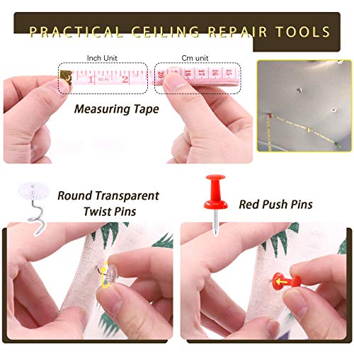 Mardatt 152Pcs Car Headliner Repair Kit with Headliner Repair Button Auto Roof Repair Snap Rivets and Installation Tool for Fixing Car Interior Ceiling Sagging Headliner for All Cars (Gray) - Image 5