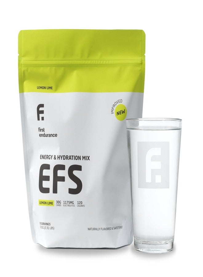 FIRST ENDURANCE EFS Hydration & Endurance Drink Mix - Premium Carbohydrates for Energy & Performance, Electrolytes for Rapid Rehydration & Running, Cycling and Triathlon Nutrition | Isotonic Energy Fuel | Lemon-Lime - Image 1