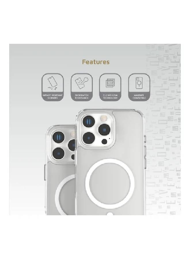 ليفيلو جراب Levelo MagSafe Clara لهاتف iPhone 16 Pro بتقنية الرؤية الواضحة - شفاف - Image 2