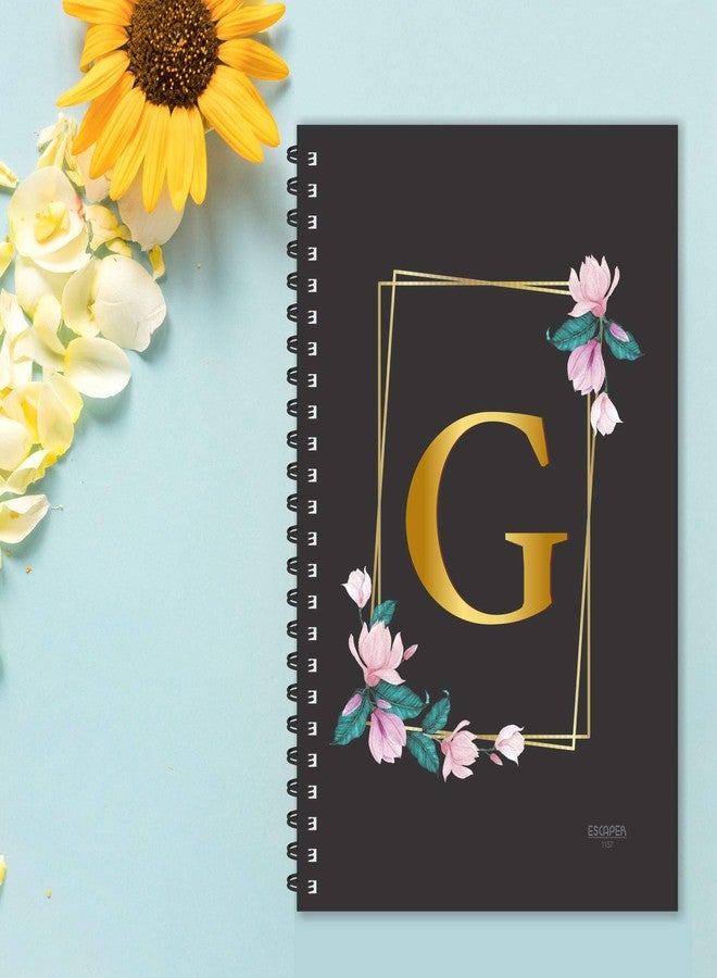 ESCAPER مفكرة إسكيبر بحرف G (مقاس A5 - مسطرة)، مفكرة بحرف G، مفكرة أبجدية G، مفكرة يوميات، مفكرة للأولاد، مفكرة للبنات، مفكرة للأطفال، مفكرة للمكتب، مفكرة كهدية - Image 5