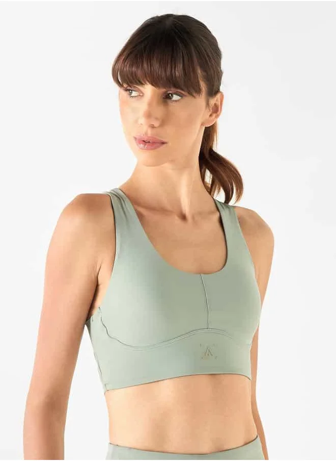 ADOT by Splash Sport Bra with Racerback Detail