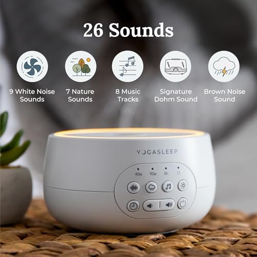 Yogasleep Dreamcenter Multi Sound White Noise Machine with Night Light, Sleep Timer, 26 Soothing Sounds for Travel, Noise Canceling for Office Privacy, Sleep Aid for Adults & Baby, Registry Gift - Image 3