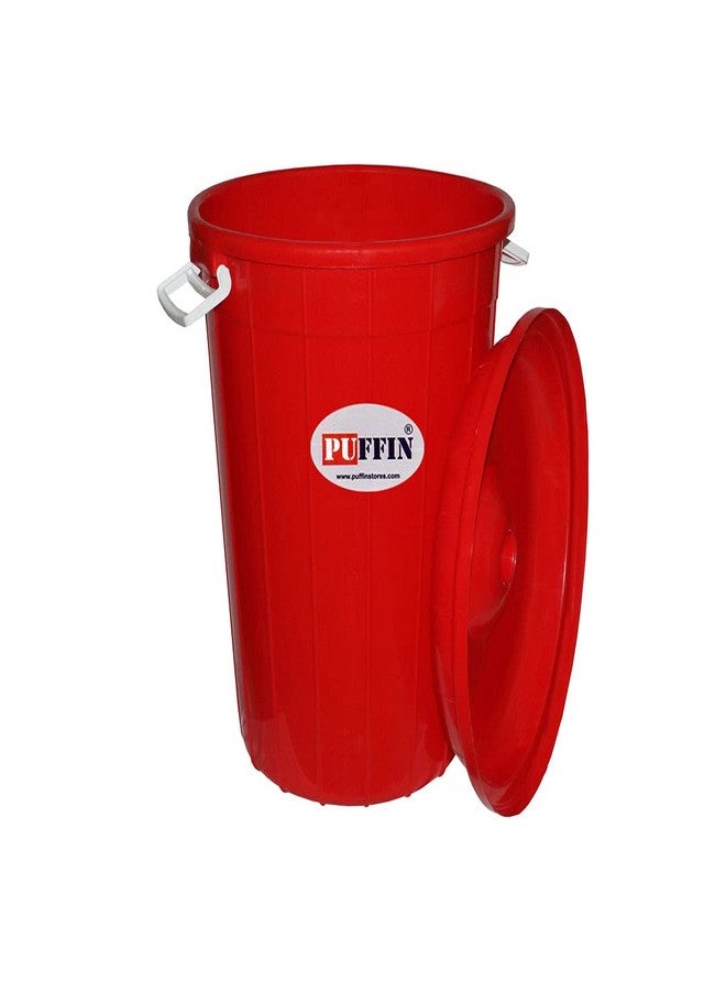 PUFFIN Multipurpose Plastic Storage Bucket Drum 100 LTR with Lid - Image 2