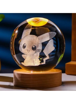3D crystal lamp in the shape of Pokemon with a colorful LED base, LED lights as a gift for Valentine's Day, color-changing lamps with remote control, a unique gift for children, girlfriends, mother and friends - pzsku/ZD81722A07AD8C9D2BBD5Z/45/_/1735049070/f24f3a1b-2370-47d1-83e9-2c4b32236f11
