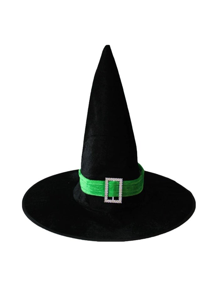 Halloween Ball Party Hats: Witch Hat, Wizard Hat, Veil Hat, Printed Pumpkin Hat, Black Pointed Hat - Image 3