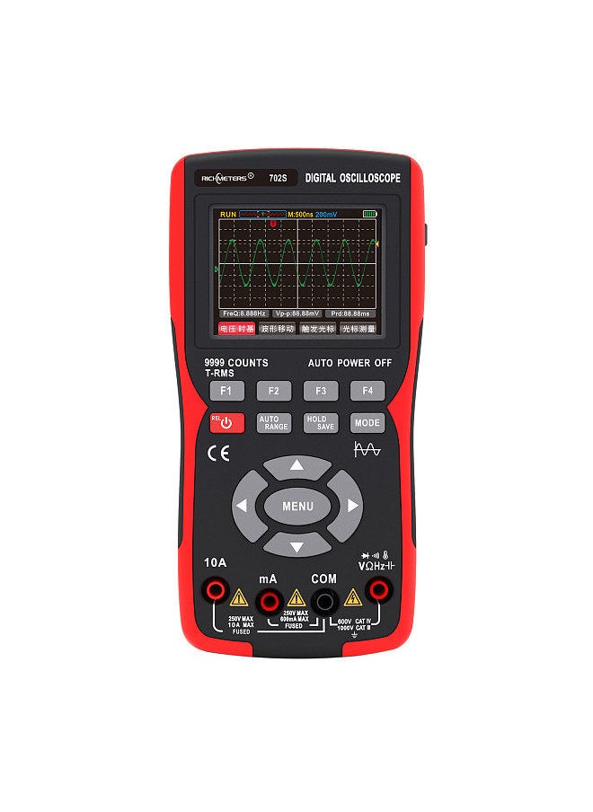 Generic - Oscilloscope Multimeter Handheld LCD Digital Multimeter & Oscillometer 2-in-1 Universal Meter - Image 1