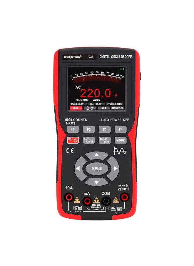 Generic - Oscilloscope Multimeter Handheld LCD Digital Multimeter & Oscillometer 2-in-1 Universal Meter - Image 1