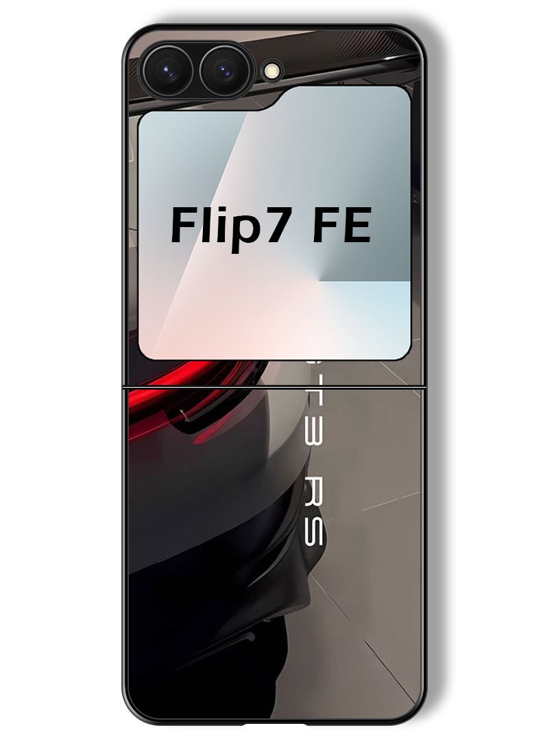 Theodor Case Compatible with Samsung Galaxy Z Flip 7 FE 6.7 Inch Protection Shockproof Bumper Cover Car (12) - Image 1