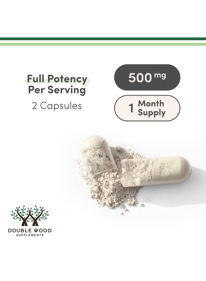 Double Wood Supplements Double Wood TUDCA 500 mg – Tauroursodeoxycholic Acid Dietary Supplement – 60 Capsules - Image 2