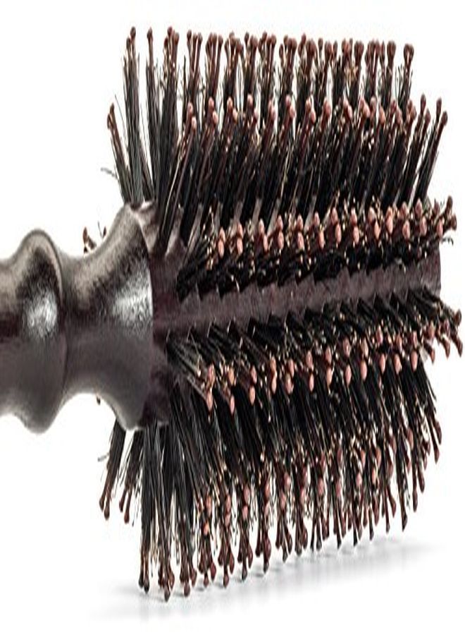 GranNaturals Round Styling Hair Brush 1.75 Inch Diameter Blow Dryer & Curling Roll Hairbrush With Natural Wooden Handle For Women And Men Used While Blow Drying To Style Curl And Dry Hair - Image 4