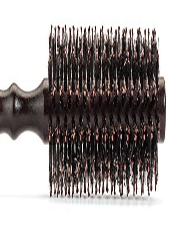 GranNaturals Round Styling Hair Brush 1.75 Inch Diameter Blow Dryer & Curling Roll Hairbrush With Natural Wooden Handle For Women And Men Used While Blow Drying To Style Curl And Dry Hair - Image 2