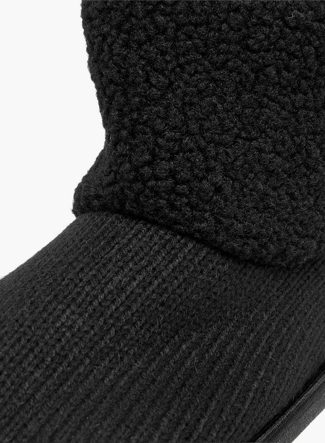 Le Confort Women Sherpa Detail Slipper Boots - Image 4