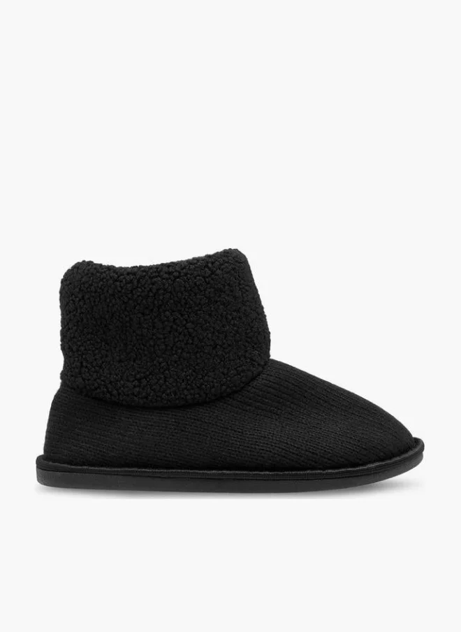 Le Confort Women Sherpa Detail Slipper Boots