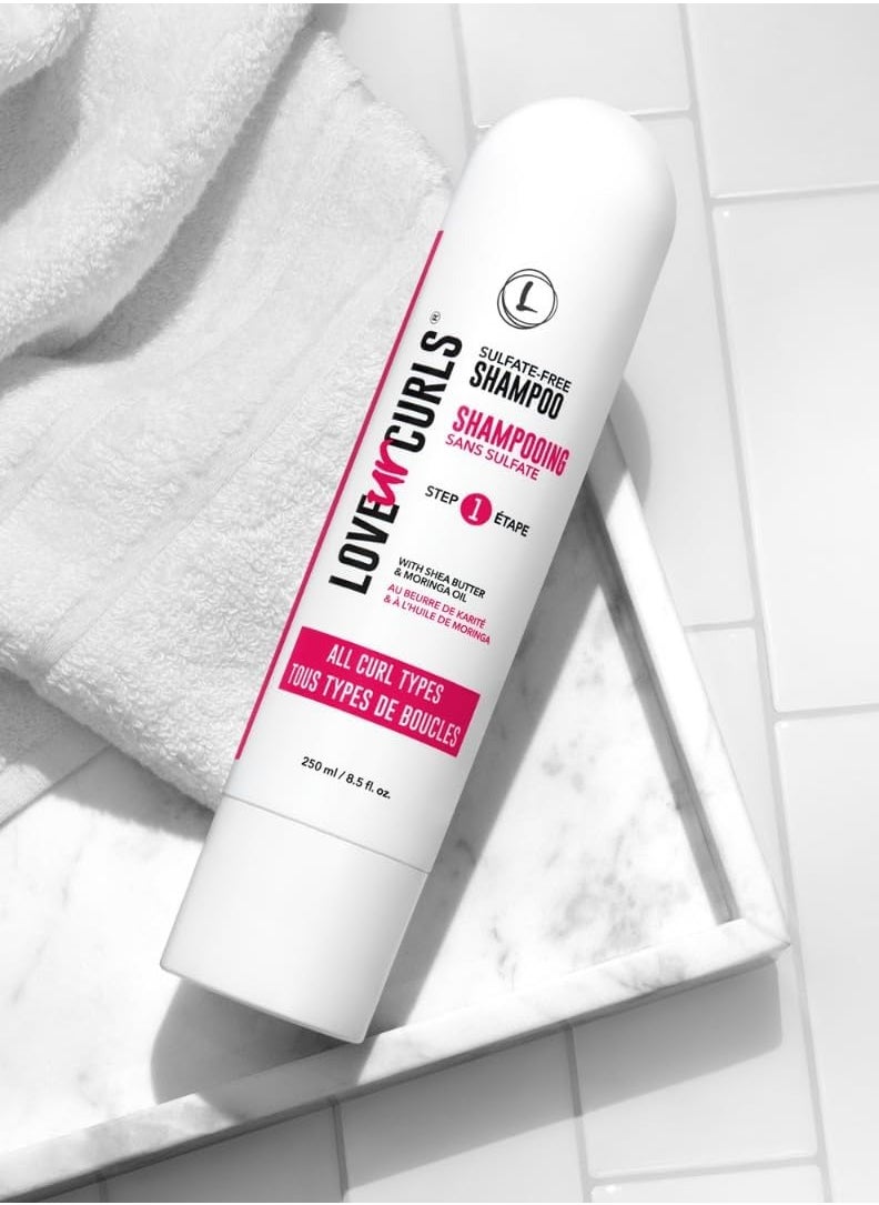 Love Ur Curls - Love Ur Curls Shampoo and Conditioner, Moisturizing and Scalp Cleansing for Curly, Wavy, or Kinky Coily Hair, Vegan and Silicone Free - Image 1