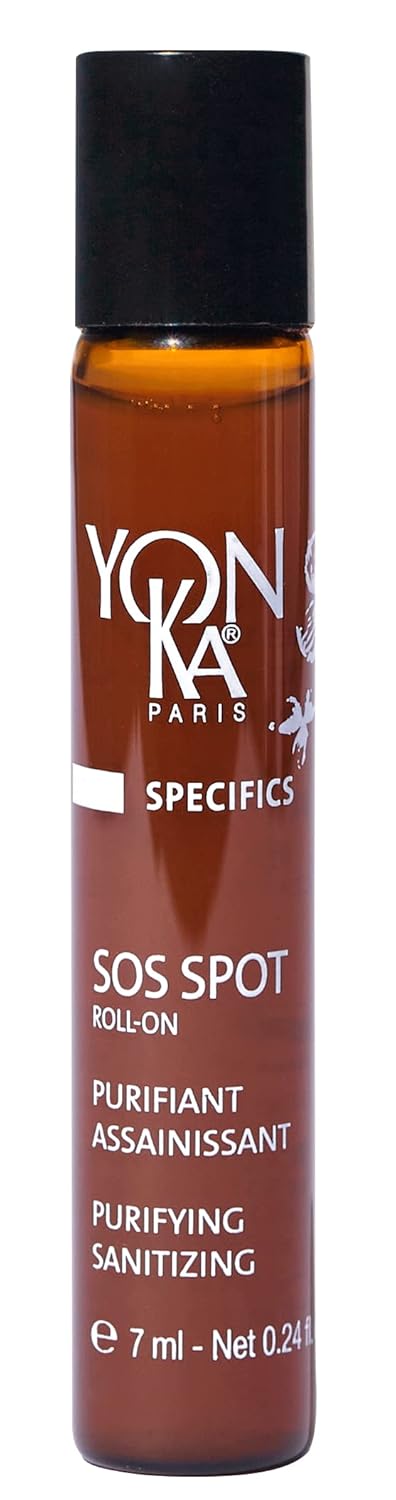 YonKa SOS Spot Acne Treatment Roll On Natural Lactic Acid to Clear Breakouts 7ml