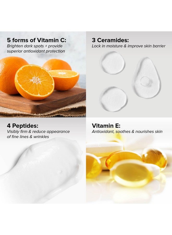 درمتلجي مرطب فيتامين سي للوجه من DRMTLGY - 5 أنواع مختلفة من فيتامين سي - مرطب للوجه للخطوط الدقيقة والتجاعيد والبقع الداكنة (52 مل) - Image 3