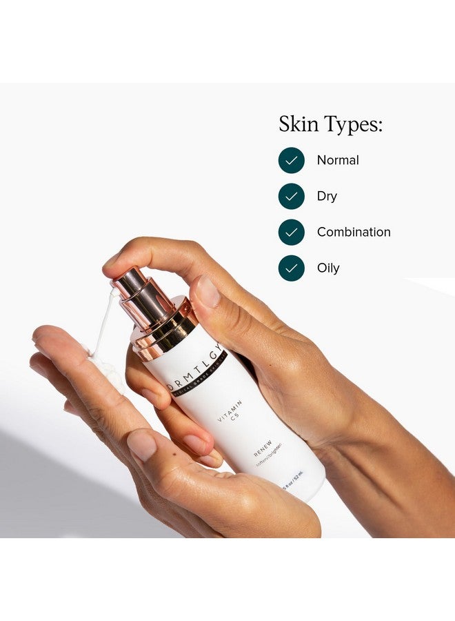 درمتلجي مرطب فيتامين سي للوجه من DRMTLGY - 5 أنواع مختلفة من فيتامين سي - مرطب للوجه للخطوط الدقيقة والتجاعيد والبقع الداكنة (52 مل) - Image 5