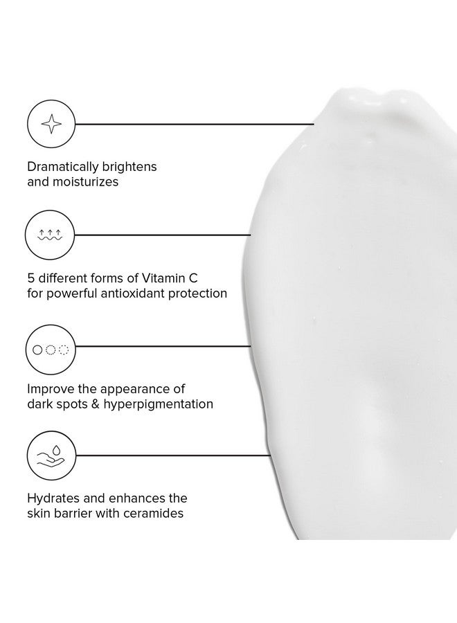 درمتلجي مرطب فيتامين سي للوجه من DRMTLGY - 5 أنواع مختلفة من فيتامين سي - مرطب للوجه للخطوط الدقيقة والتجاعيد والبقع الداكنة (52 مل) - Image 2