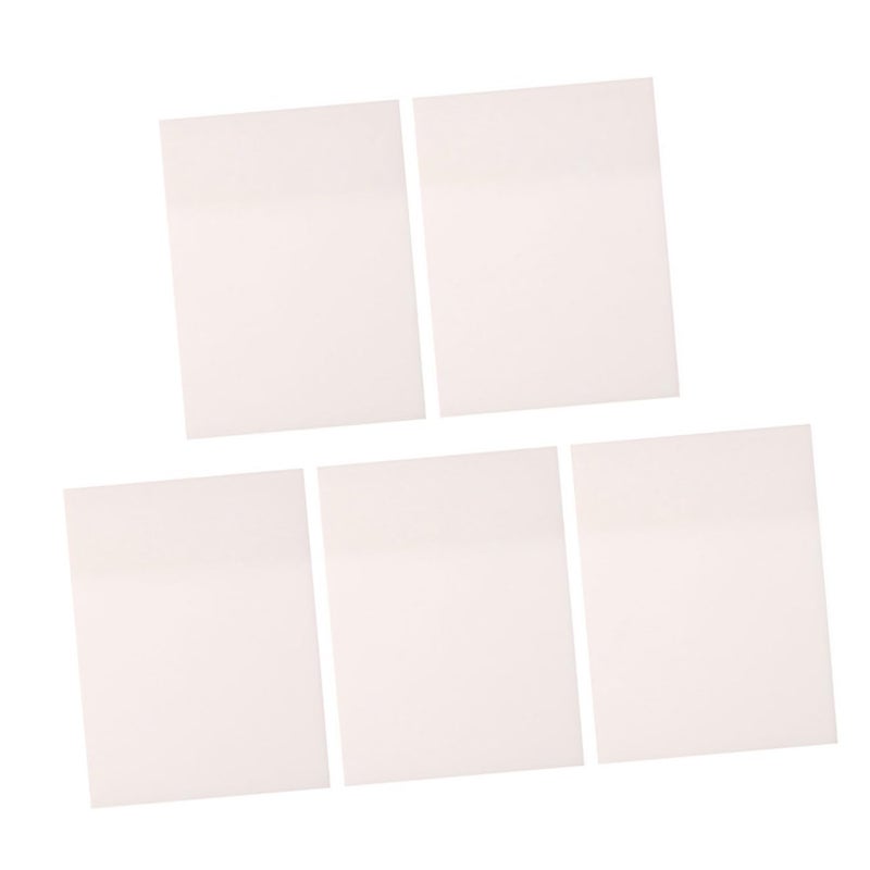 5 Pcs Translucent Lined Sticky Memo Pads Note Stickers For Office School Supplies - Image 2