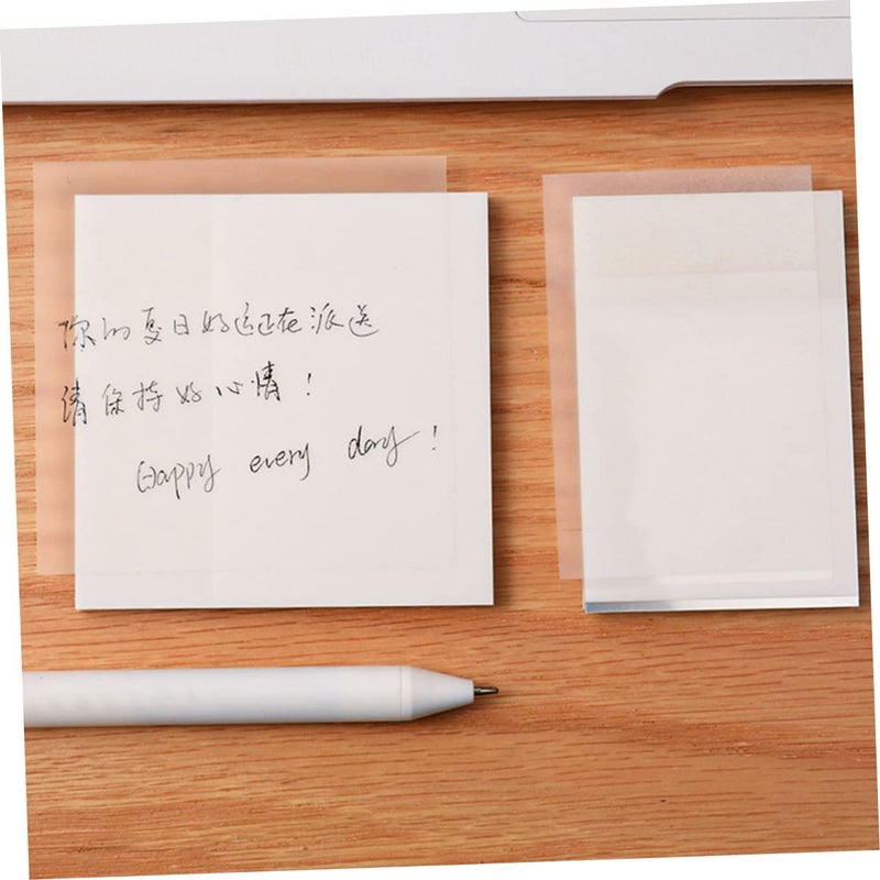 5 Pcs Translucent Lined Sticky Memo Pads Note Stickers For Office School Supplies - Image 5