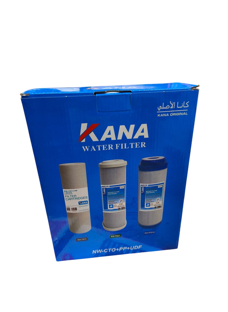 Kana Water Filter Cartridges for 3 Stage Water Purification  - Image 1