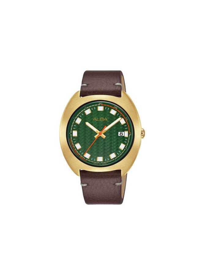 Alba Leather Analog Watch AS9K88X - Image 1