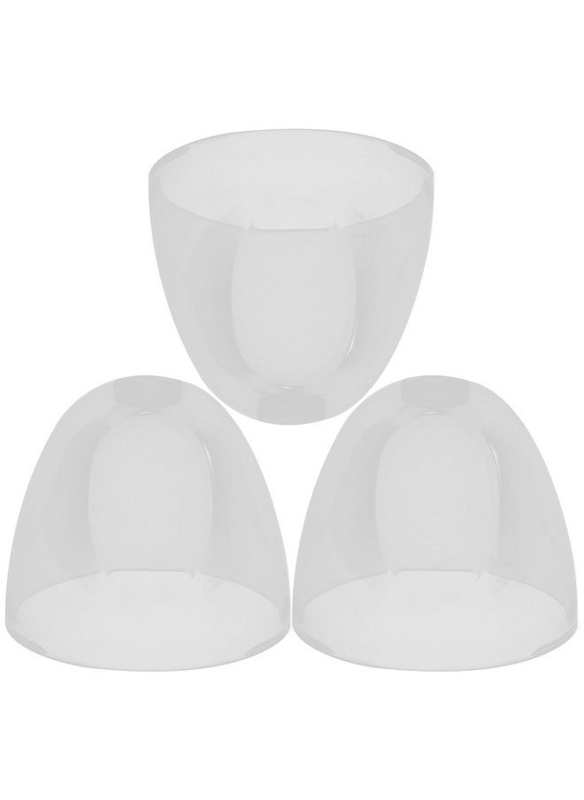 Vaguelly - Vaguelly 3 Pcs Baby Bottle Cap Baby Bottle Replacement Caps Baby Bottle Replacement Dome Caps Lids for Plastic and Glass Baby Feeding Bottles - Image 1