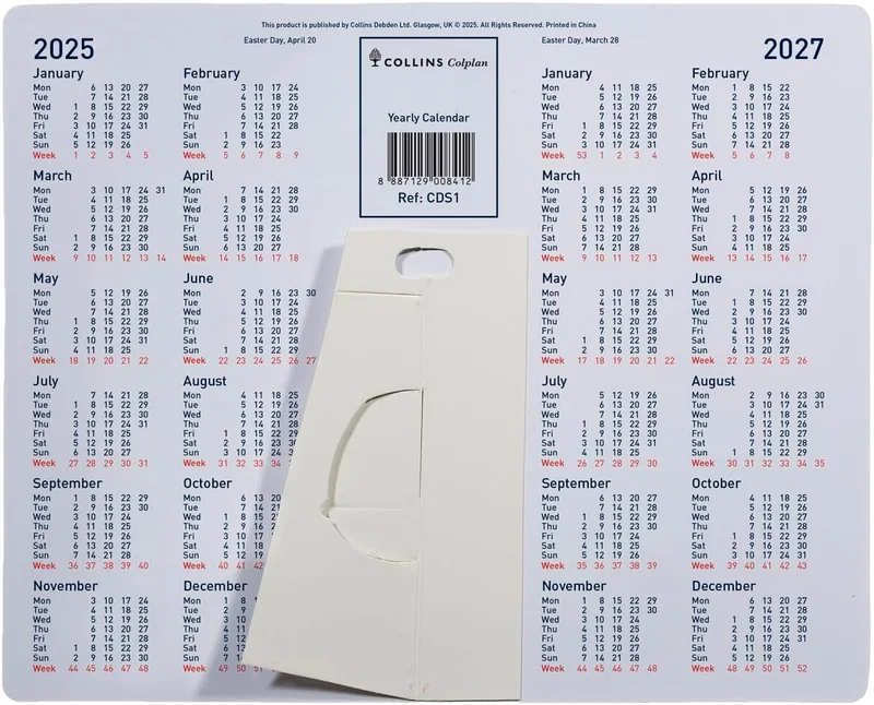 كولينز كولينز كول بلان تقويم سنوي  لعام