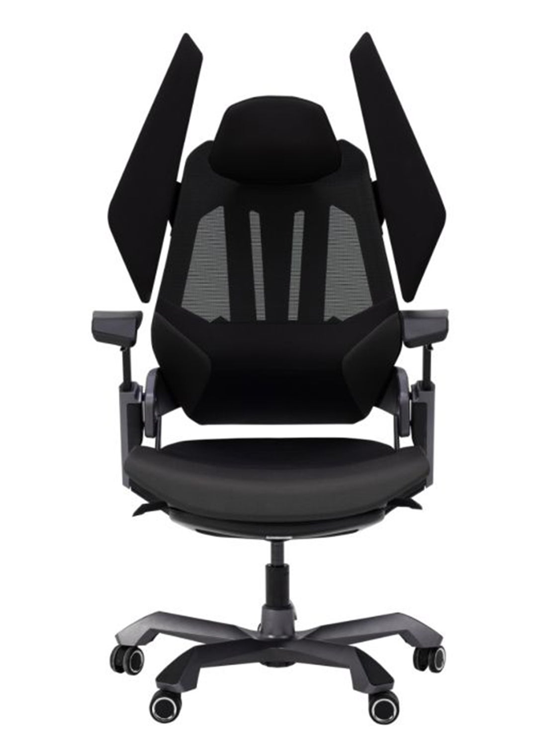 GamerTek Final Boss Gaming Chair - Black & Grey