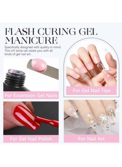 gelike ec Mini Led Nail Lampuv Light For Nails Easy And Flash Cure Light For Nail Extension Systemportable Usb Nail Dryer For Travel Manicure Uv Led Light For Gel Nail Art Diy Nail Art  - Image 5