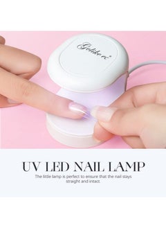 gelike ec Mini Led Nail Lampuv Light For Nails Easy And Flash Cure Light For Nail Extension Systemportable Usb Nail Dryer For Travel Manicure Uv Led Light For Gel Nail Art Diy Nail Art  - Image 3