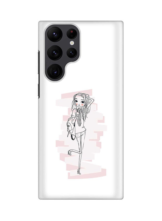 Stylizedd Case for Samsung Galaxy S22 Ultra 5G Snap Case Slim Snap Classic Series Shield Matte Finish Print - Teen Star
