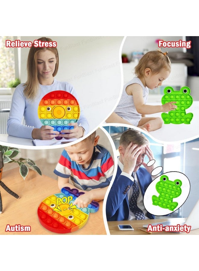 فنبلاست لعبة بوب إت من فن بلاست - بوب إت، بوب إت للأطفال، لعبة بوب إت، ألعاب بوب إت للأطفال، لعبة بوب إت فيدجيت على شكل أخطبوط مع ضفدع للأطفال، لعبة بوب إت فيدجيت، بوب إت كبيرة، بوب إت للبنات (عبوة من قطعتين) - Image 5