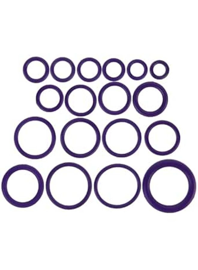 270 Pcs Violet Rubber O Ring Kit For Car Air Conditioner Compressor Seal And AC Leak Repair - Image 1
