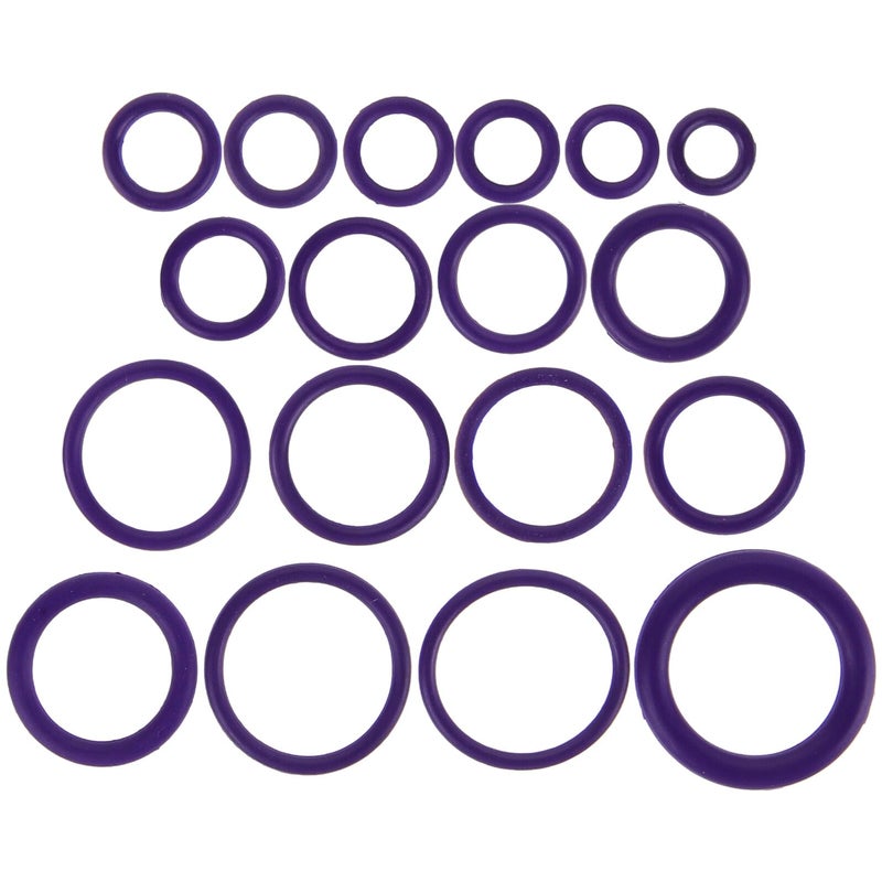 270 Pcs Violet Rubber O Ring Kit For Car Air Conditioner Compressor Seal And AC Leak Repair - Image 2