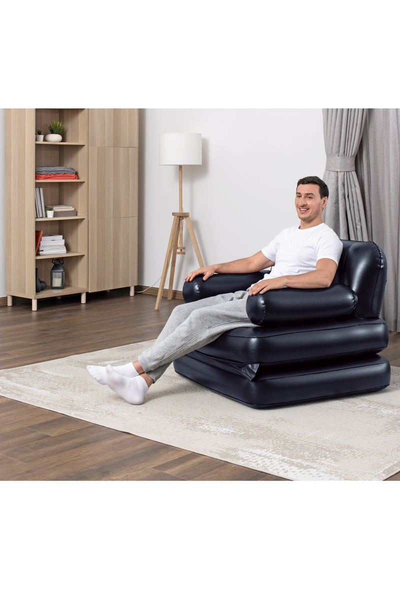 Bestway Bestway Multi-max 4-in-1 Air Lounger Single 191x97x64cm | Foldable Air Chair | Foldable Inflatable Bed | Inflatable Chair for Indoor & Outdoor  - Image 3