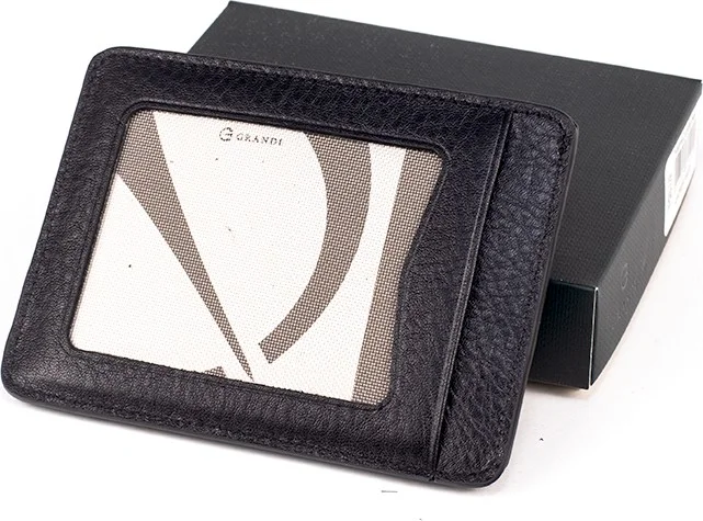 غراندي 544 Magnetic Leather Card Holder/Wallet