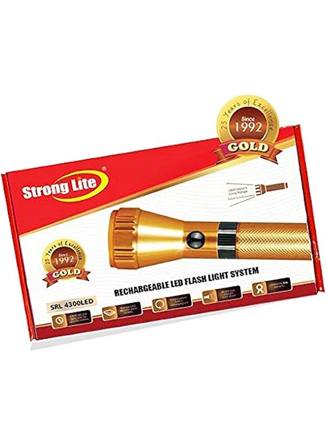 Strong Lite GOLD LED FLASH LIGHT 3sc SRL4700LED - Image 1