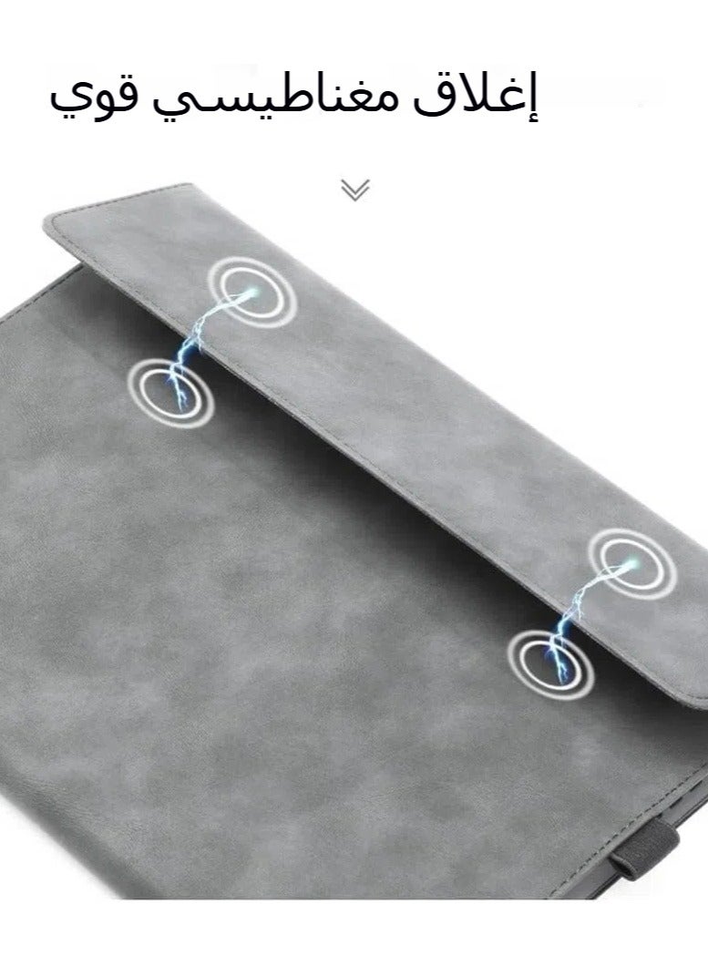 غطاء حماية للتابلت سيرفييس برو 11/برو 10/برو 9، غطاء نوتبوك مقاوم للصدمات قوي ومتوافق مع لوحة المفاتيح Type Cover، غطاء أعمال عسكري الدرجة مع حامل قلم - Image 5