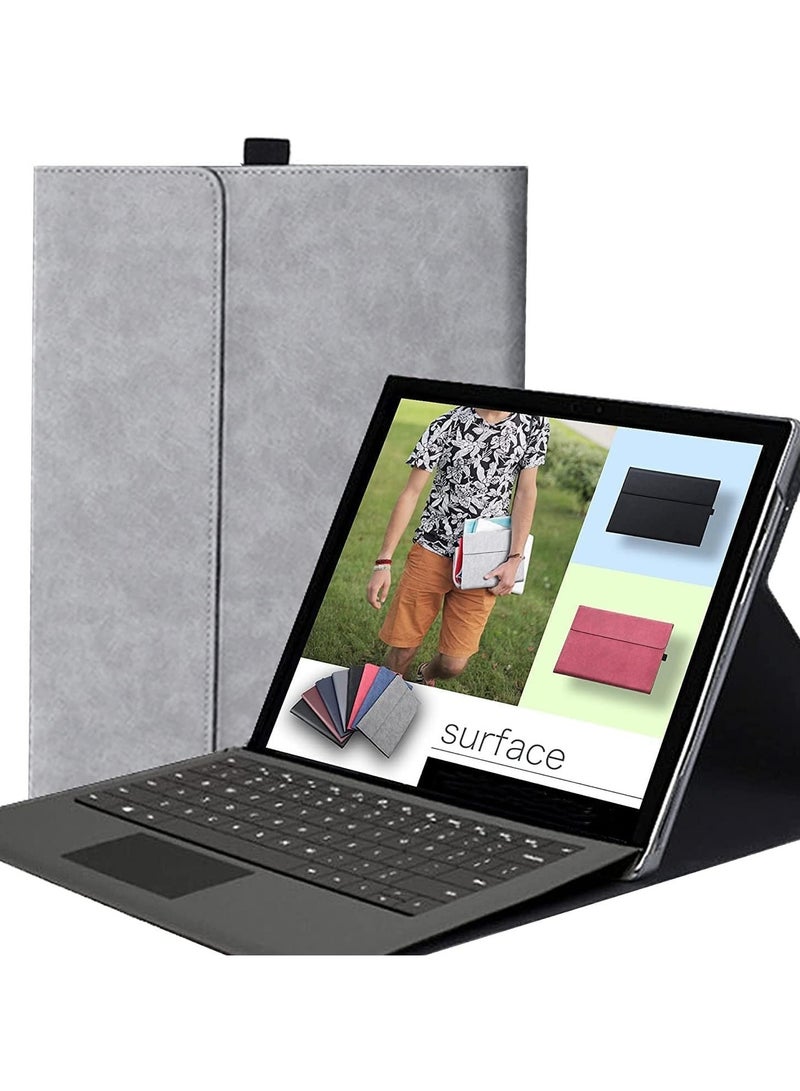 غطاء حماية للتابلت سيرفييس برو 11/برو 10/برو 9، غطاء نوتبوك مقاوم للصدمات قوي ومتوافق مع لوحة المفاتيح Type Cover، غطاء أعمال عسكري الدرجة مع حامل قلم - Image 3